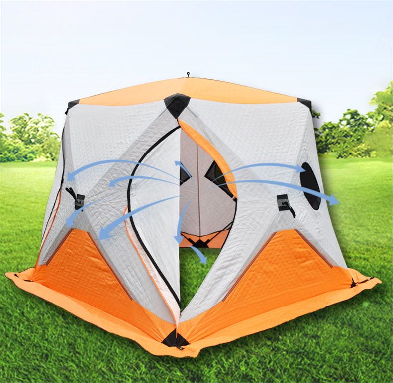 Cheap Goat Tents Outdoor winter fishing tent Snow fishing house Easy to carry   